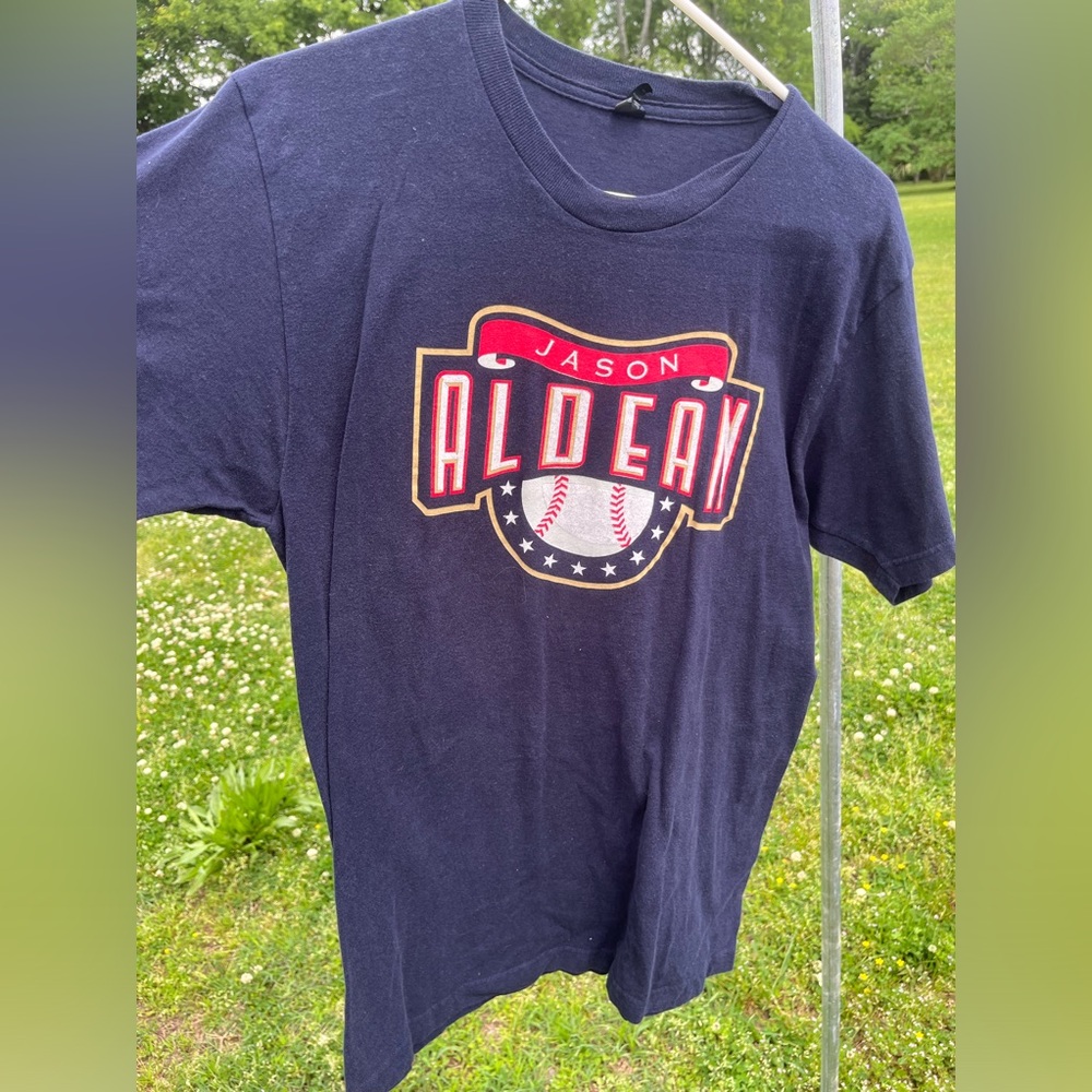 Jason Aldean and Washington Nationals baseball 2014 Burn it Down Tshirt